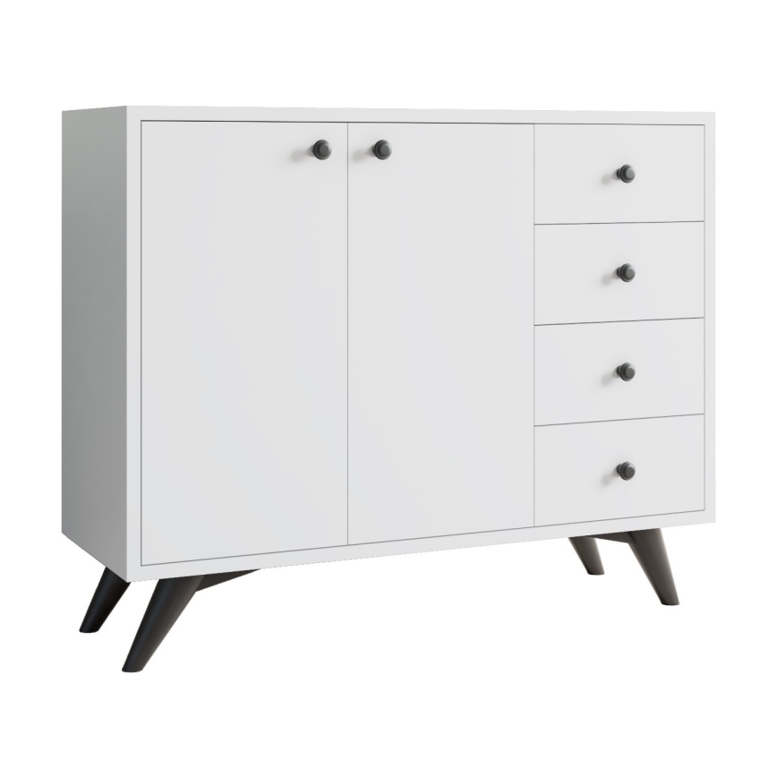 Komoda WAGA 82x100 cm bela