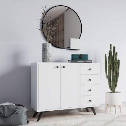 Komoda WAGA 82x100 cm bela