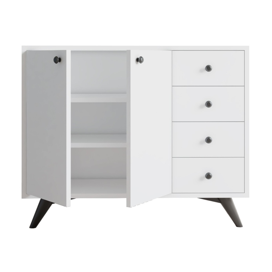 Komoda WAGA 82x100 cm bela