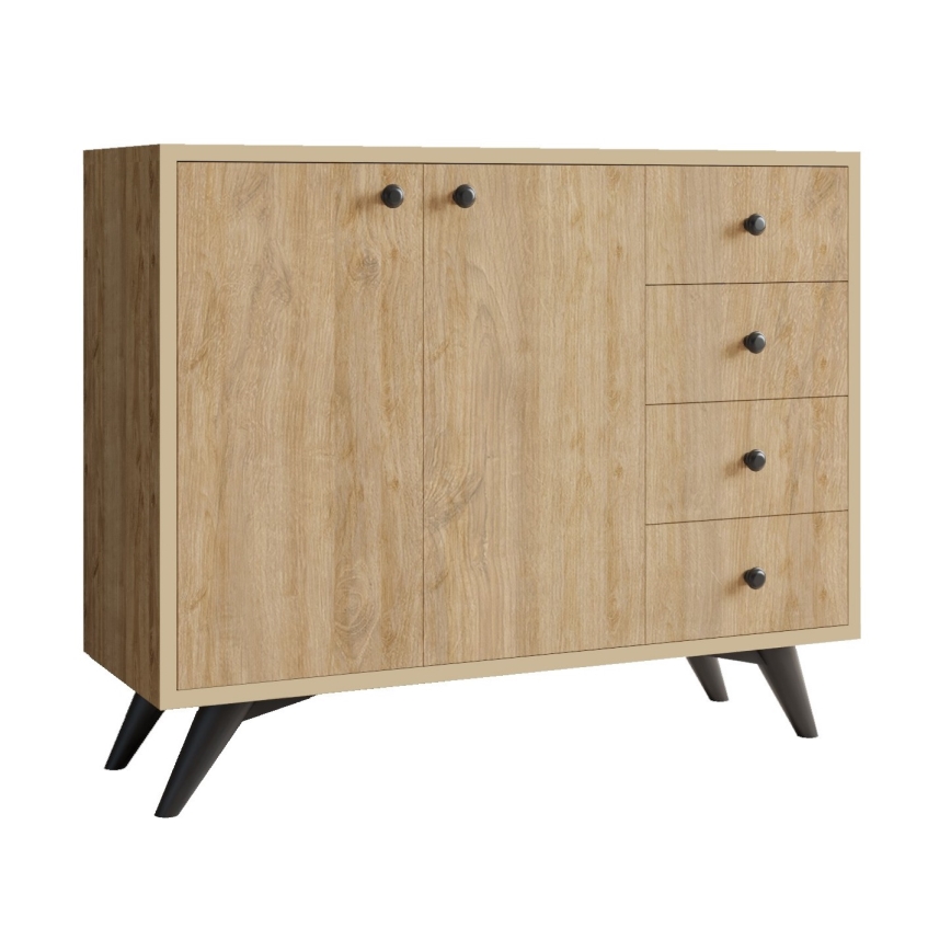 Komoda WAGA 82x100 cm braon