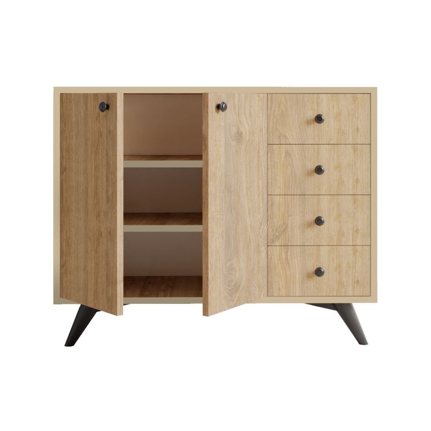 Komoda WAGA 82x100 cm braon