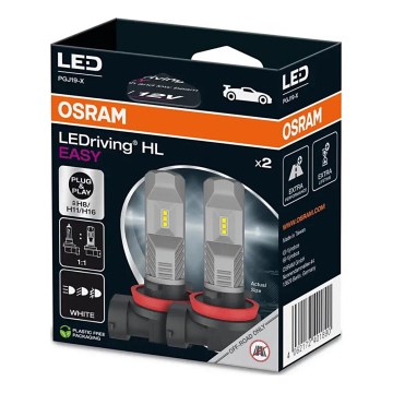 KOMPLET 2x LED automobilske sijalice H8/H11/H16 PGJ19-X/8,2W/12V 6000K - Osram