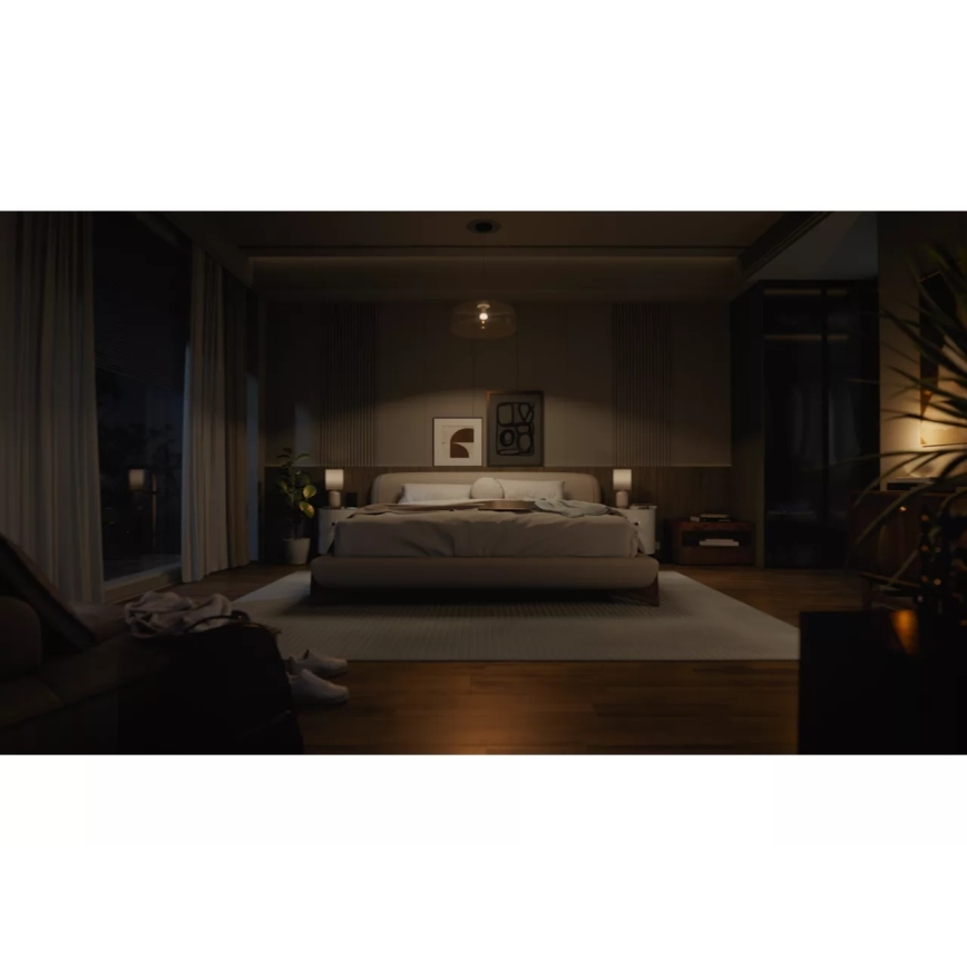 SET 2x prigušiva LED sijalica Philips Hue WHITE AMBIANCE E27/6W/230V 1000-20000K