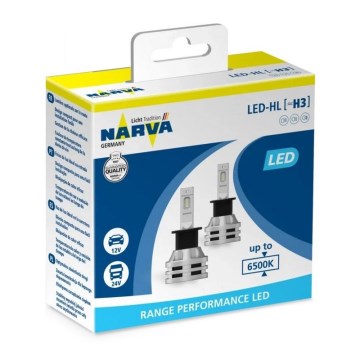 Komplet 2x LED sijalice za automobil H3 PK22s/19W/12V 6500K - Narva 18058RPNVAX2