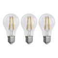 Komplet 3x LED filament sijalica A60 E27/3,8W/230V 2700K Energetska klasa A