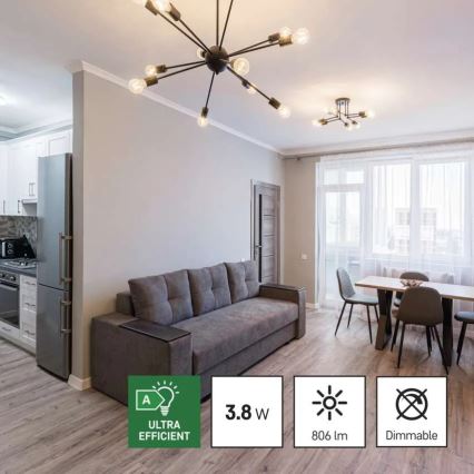 Komplet 3x LED filament sijalica A60 E27/3,8W/230V 2700K Energetska klasa A