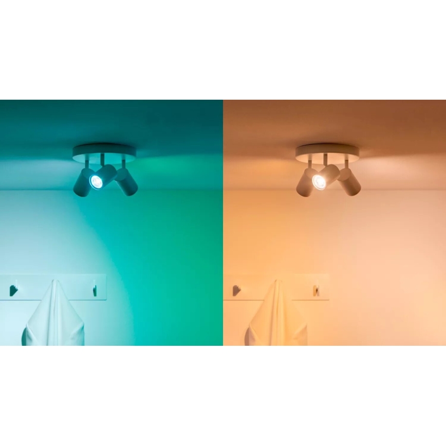 Komplet 3x LED RGBW prigušiva sijalica PAR16 GU10/4,7W/230V 2200-6500K Wi-Fi - WiZ
