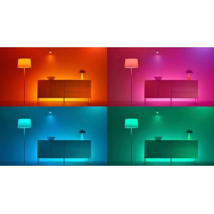 Komplet 3x LED RGBW prigušiva sijalica PAR16 GU10/4,7W/230V 2200-6500K Wi-Fi - WiZ