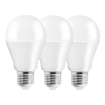 Komplet 3x LED sijalica A60 E27/10W/230V 3000K