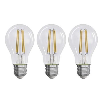 Komplet 3x LED sijalica FILAMENT A60 E27/5W/230V 2700K Energetska klasa A