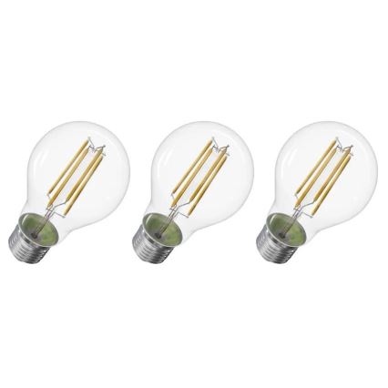 Komplet 3x LED sijalica FILAMENT A60 E27/5W/230V 2700K Energetska klasa A