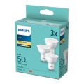 Komplet 3x LED sijalica Philips GU10/4,7W/230V 2700K