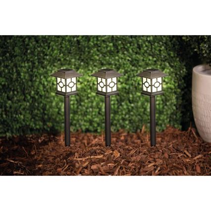 Komplet 3x LED solarno svetlo LED/1,2V 600 mAh