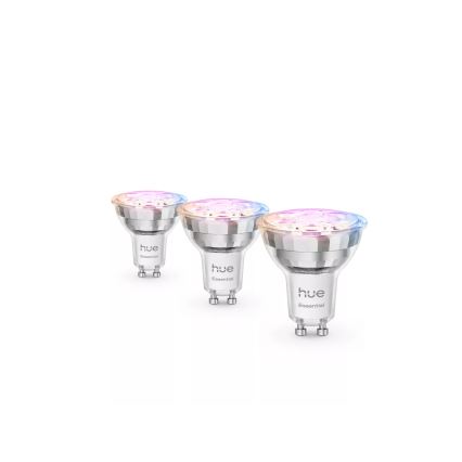 Komplet 3x prigušiva LED sijalica Philips Hue White And Color Ambiance Essential GU10/4,7W/230V 2200-6500K