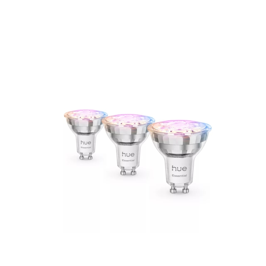 Komplet 3x prigušiva LED sijalica Philips Hue White And Color Ambiance Essential GU10/4,7W/230V 2200-6500K