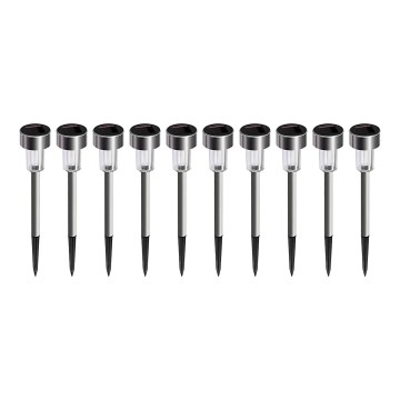 Komplet od 10 LED solarnih lampi, LED/0,06 W/1,2 V, 6000 K, IP44, 40 mAh