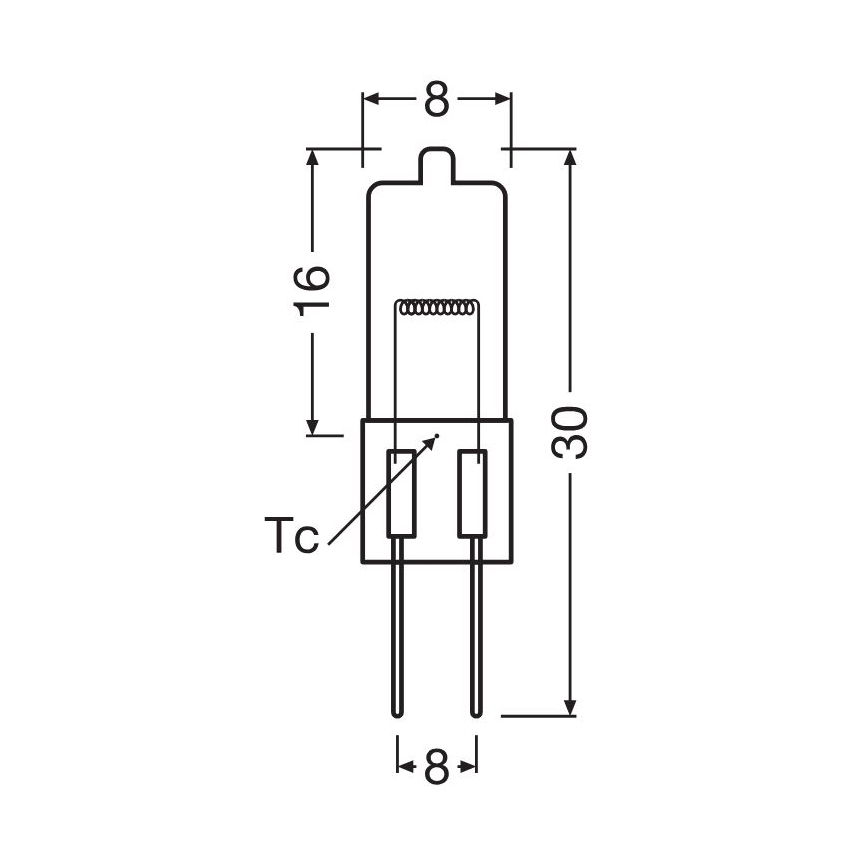 Komplet od 10 sijalica za rernu HALOSTAR G4/10W/12V 2700K - Osram