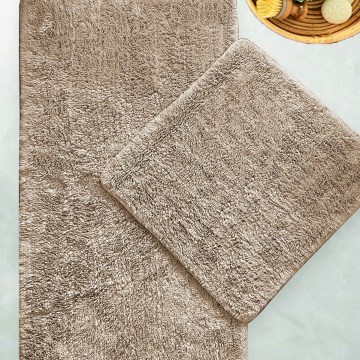 Komplet od 2 prostirke za kupatilo 60/100 cm, bež