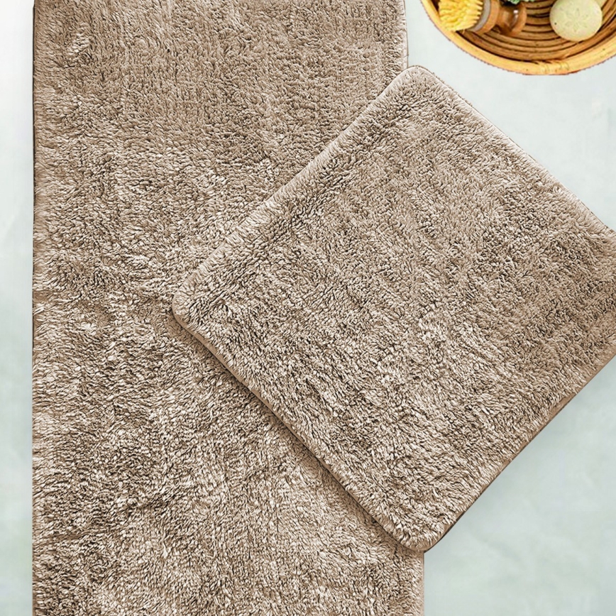 Komplet od 2 prostirke za kupatilo 60/100 cm, bež