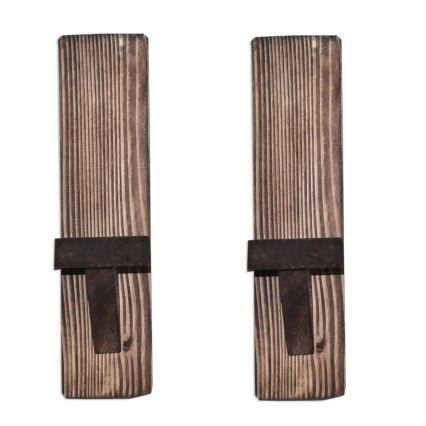 Komplet od 2 zidne police RAF, izrađene od smreke