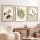 Komplet od 3 dekorativne slike u elegantnim fotoramovima 50x70 cm — motiv: listovi