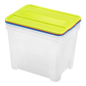 Komplet od 3 kutije za odlaganje TEX BOX 21 l
