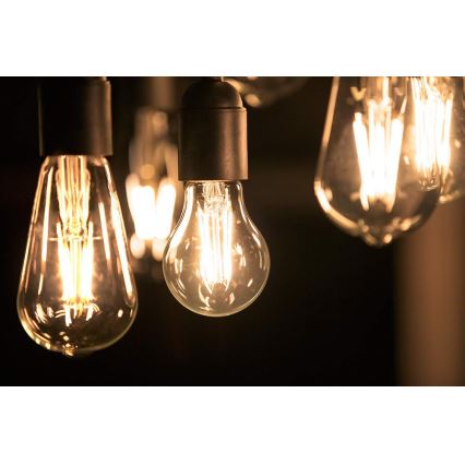 Komplet od 3 LED sijalica VINTAGE Philips E27/4,3W/230V 2700K