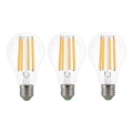 Komplet od 3 LED sijalice VINTAGE A60 E27/9W/230V 3000K - Brilagi