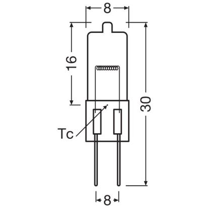 Komplet od 3 sijalica za rernu HALOSTAR G4/20W/12V 2700K - Osram