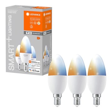 Komplet od 3x LED prigušiva sijalica SMART+ E14/5W/230V 2700K-6500K Wi-Fi - Ledvance