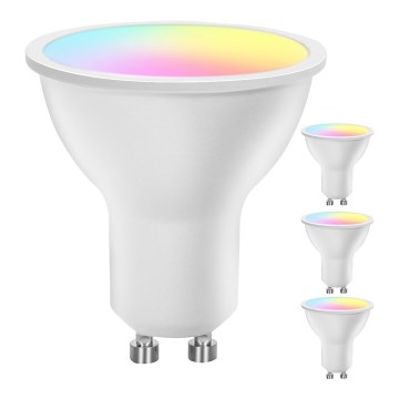 Komplet od 4 LED RGBW prigušiva sijalica Smart GU10/4,9W/230V 2700-6500K - Aigostar