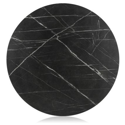 Konferencijski stočić DIAMOND 40x70 cm crni/zlatni
