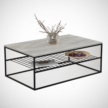Konferencijski stočić ETNA 43x95 cm sivi
