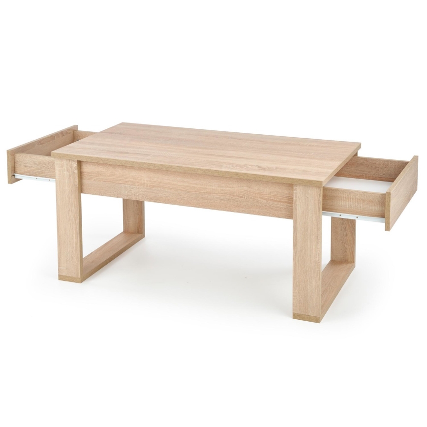 Konferencijski stočić sa fiokama NEA 52x110 cm bež/hrast sonoma