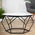Konferencijski stolić DIAMOND 40x70 cm bela/crna