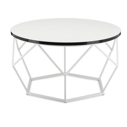 Konferencijski stolić DIAMOND 40x70 cm crna/bela