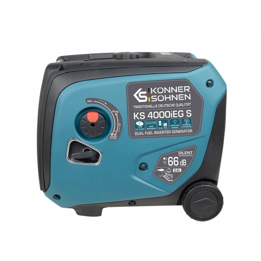 Könner & Söhnen 5106 - Gasni i benzinski inverterski električni generator KS 4000iEG S 4000W