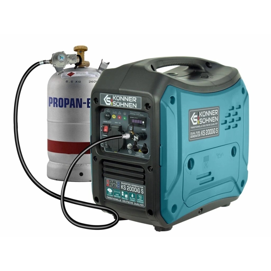 Könner & Söhnen KS7869 - Gasni i benzinski inverterski električni generator KS 2000iG S 2000W