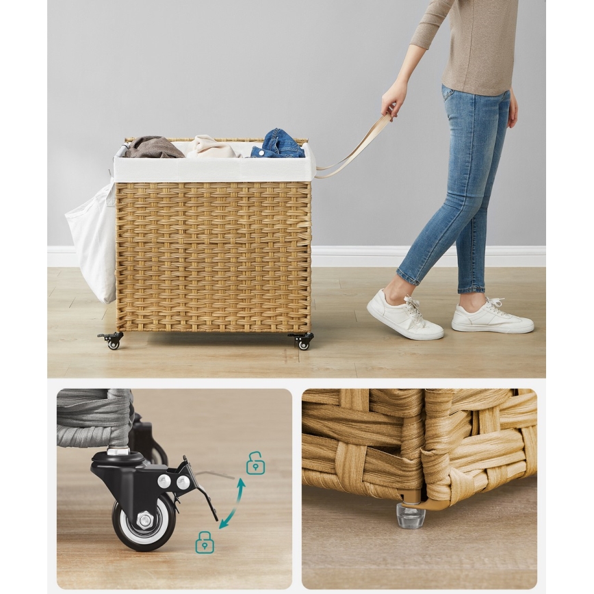 Koš za veš FLYN ratan