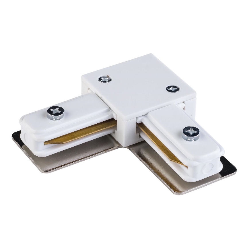 Krajnja kapica za šinski sistem, 1-fazna TRACER, ugaona, bela