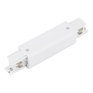 Krajnji poklopac šinskog sistema sa 3-faznim priključkom TRACER, ravan, beo