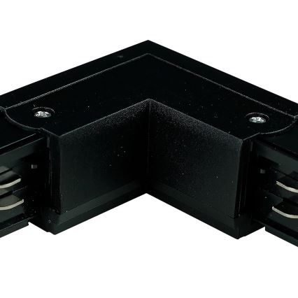 Krajnji poklopac za 3-fazni šinski sistem TRACER, ugaoni, crni