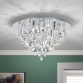 Kristalna plafonjera CELESTE 6xG9/40W/230V pr. 45 cm sjajni krom