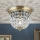 Kristalna plafonjera PLAFOND 1xE27/40W/230V pr. 26 cm bronzana