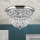 Kristalna plafonjera PLAFOND 3xE27/40W/230V pr. 35 cm sjajni krom