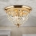 Kristalna plafonjera PLAFOND 3xE27/40W/230V pr. 35 cm zlatna