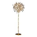 Kristalna podna lampa 5xG9/40W/230V zlatna