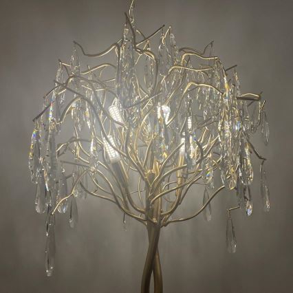 Kristalna stona lampa 5xG9/40W/230V zlatna