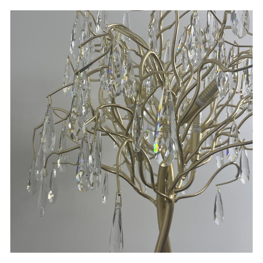 Kristalna stona lampa 5xG9/40W/230V zlatna