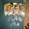 Kristalna zidna lampa CELESTE 2xG9/40W/230V zlatna